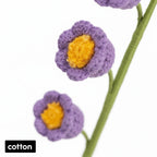 Handmade Crochet Lily of the Valley Cat Teaser Wand