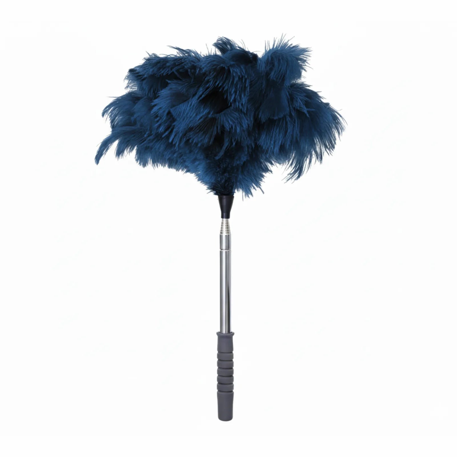 Natural Ostrich Feather Cat Teaser Wand – Adjustable Handle, Eco-Friendly Interactive Cat Toy & Dual-Purpose Duster (5 Colors)