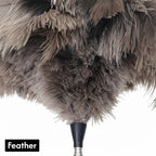Natural Ostrich Feather Cat Teaser Wand