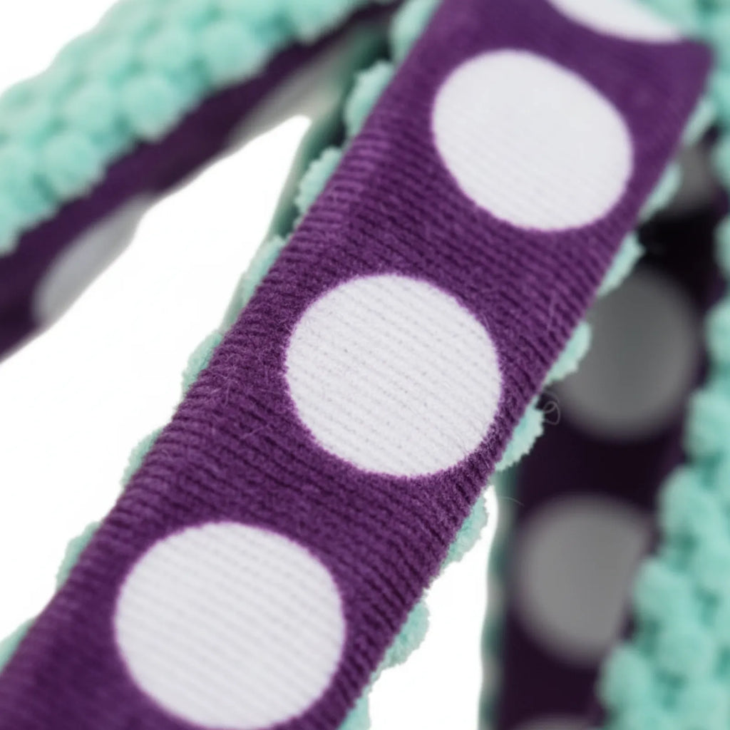 Durable Chew & Tug Octopus Plush Dog Toy with Crinkle & Squeaker