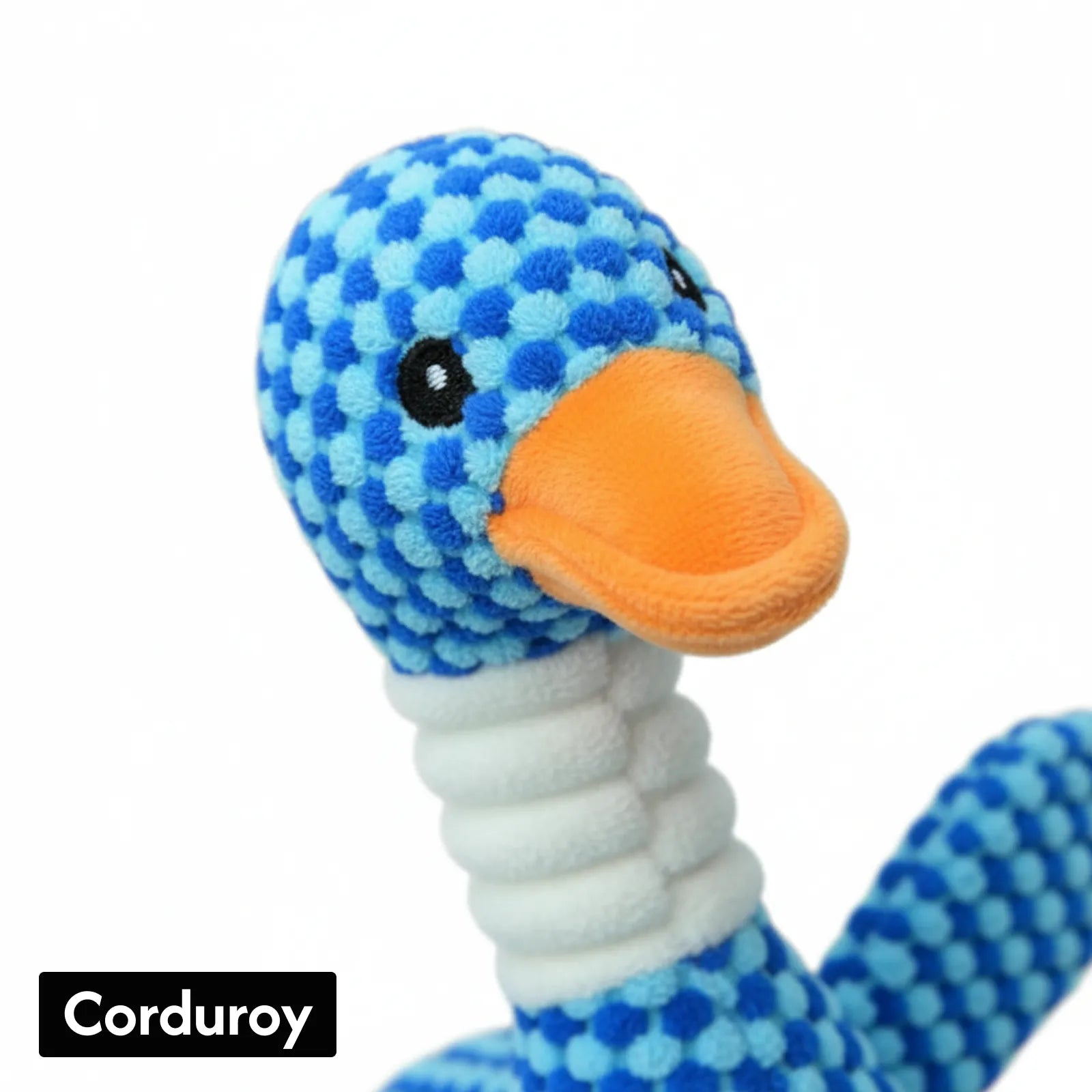 Goose Dog Toy with Squeaker – Durable Plush Chew & Tug Toy for Puppies, Small & Medium Dogs