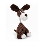 Cute Animal Plush Chew Dog Toys with Squeaker for  puppy dog toys