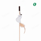 Interactive Cat Teaser Wand Toy – Bird Toy
