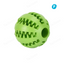 Green Interactive TPR Dog Treat Ball Toy, Slow Feeder Chew dog toy
