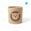 Lion-Shaped Felt Cat & Dog Toy Box Storage Basket