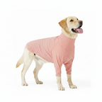 Striped Pet Turtleneck Outfit – Soft Everyday Wear for Dogs & Cats,  Pink/White