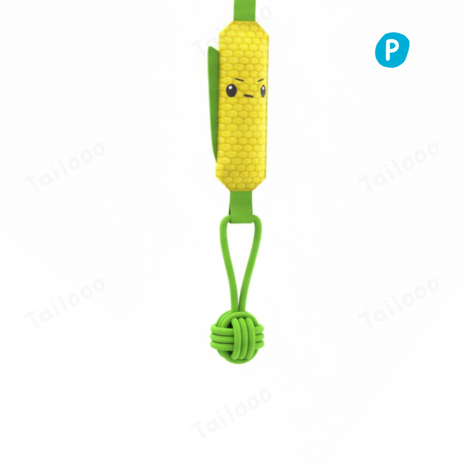 Interactive Tug-of-War Dog Toy – Corn Hover Image