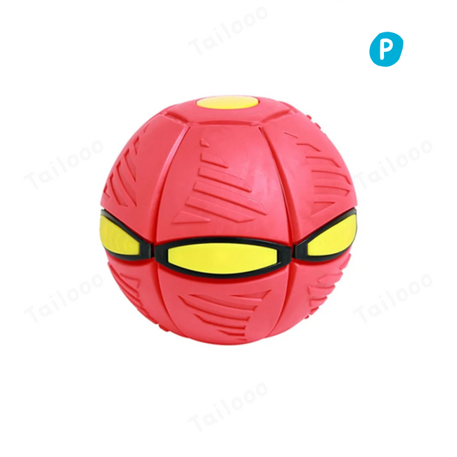 LED UFO Dog Toy Disc – Red Hover Image
