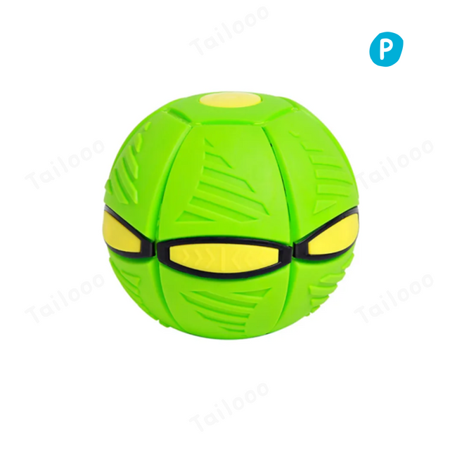 LED UFO Dog Toy Disc – Green Hover Image