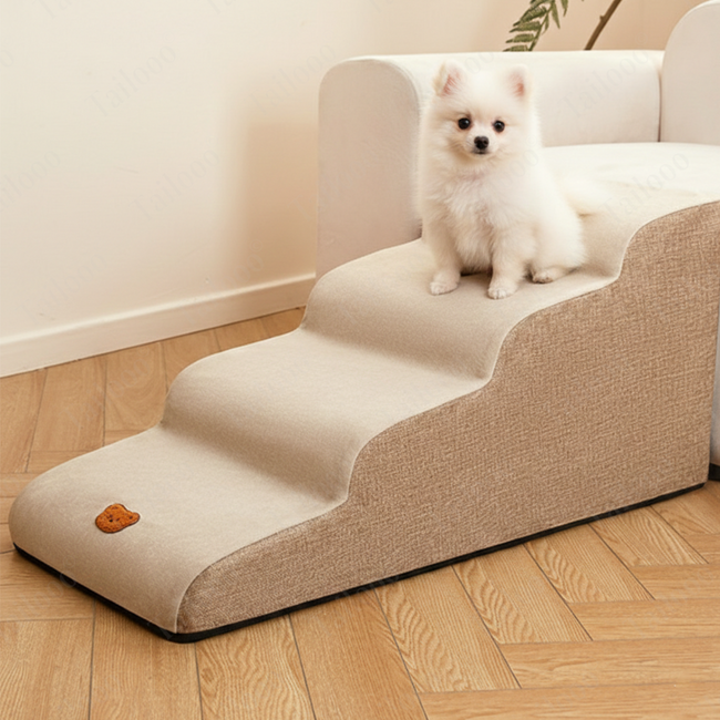 Removable Washable Dog Steps – Three Steps Main Image
