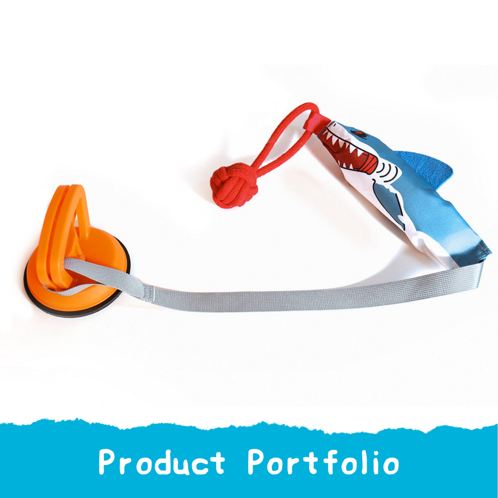 nteractive Squeaky Tug Rope Dog Toy