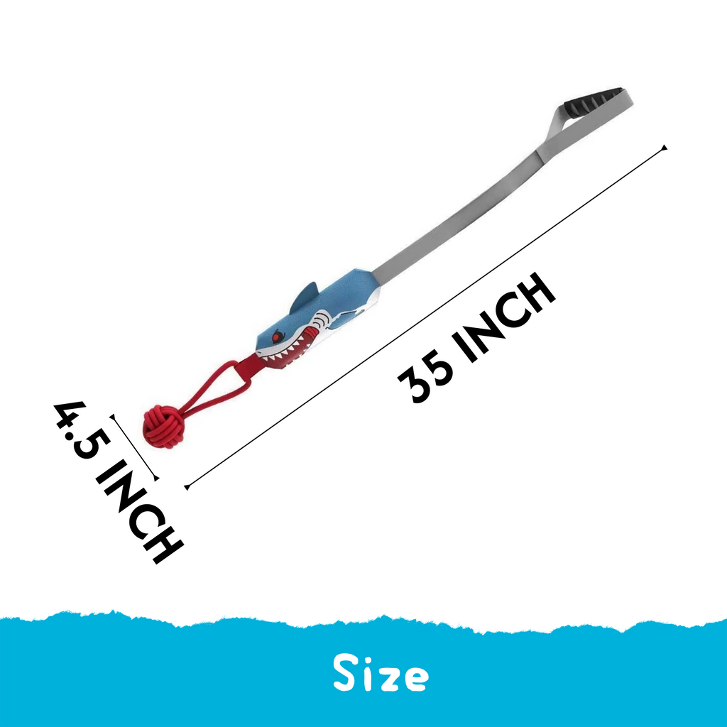 nteractive Squeaky Tug Rope Dog Toy