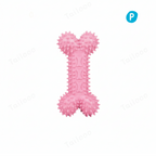 TPR Macaron Knot Dog Chew Toy – Bone