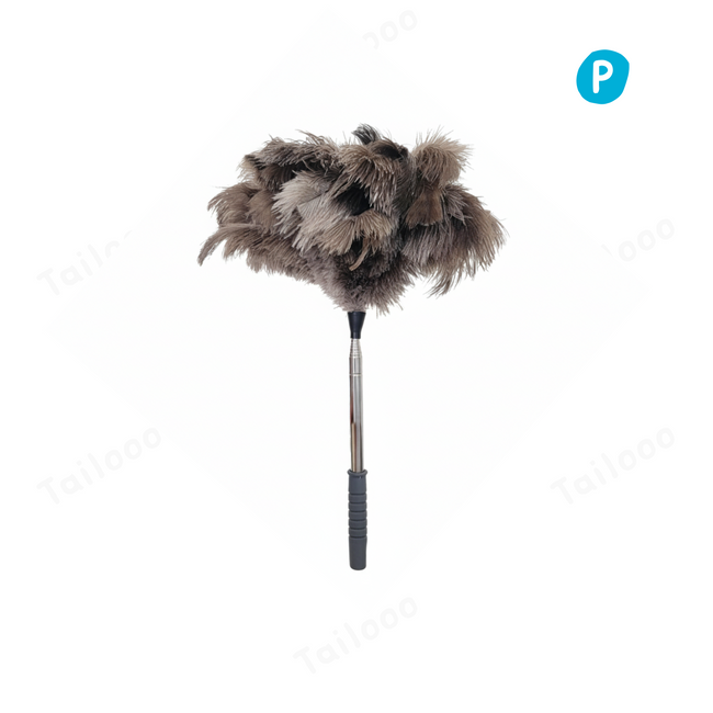 Natural Ostrich Feather Cat Teaser Wand – Original Hover Image