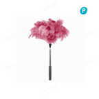 Natural Ostrich Feather Cat Teaser Wand – Pink
