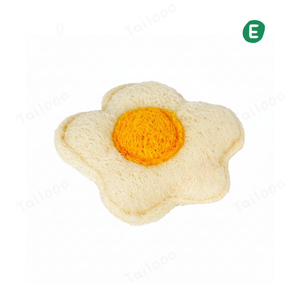 Eco-Friendly Natural Loofah Cat Toy – Egg Flour