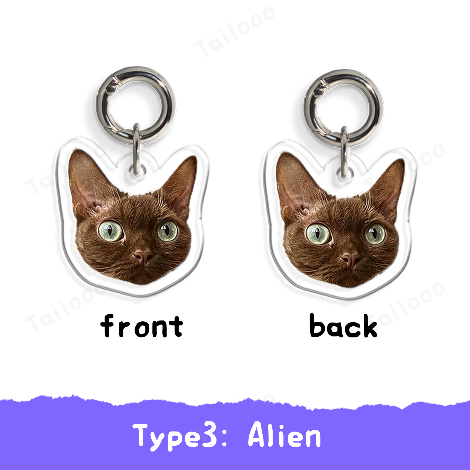 Custom Acrylic Pet ID Tag Pet Tag