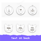Custom Acrylic Pet ID Tag Pet Tag