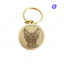 Custom Engraved Brass Pet ID Tag – Personalized Dog & Cat Collar Pendant