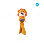 Rock Lion——Rock Zoo Squeaky Plush Dog Toy
