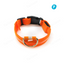 LED Glowing Dog Collar – USB Rechargeable Light-Up Pet Collar for Night Safety（Orange）