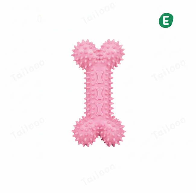 TPR Macaron Knot Dog Chew Toy – Bone Tailooo Hover Image