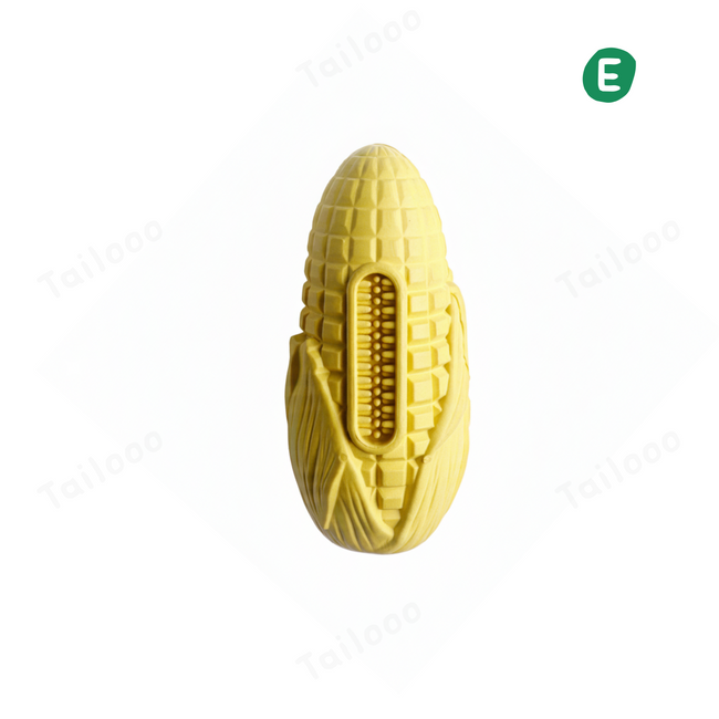 Yellow Corn Dog Chew Toy Tailooo Hover Image