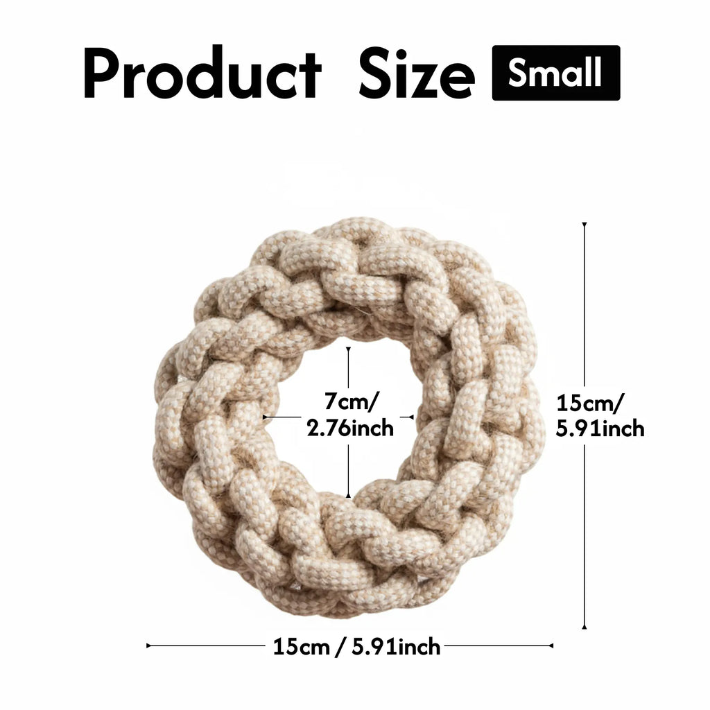 Eco-Friendly Safe Chew Toy Ring for Dog