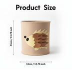 Hedgehog-Shaped Felt Cat & Dog Toy Box Storage Basket