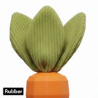 Durable Rubber Carrot Chew Dog Toy