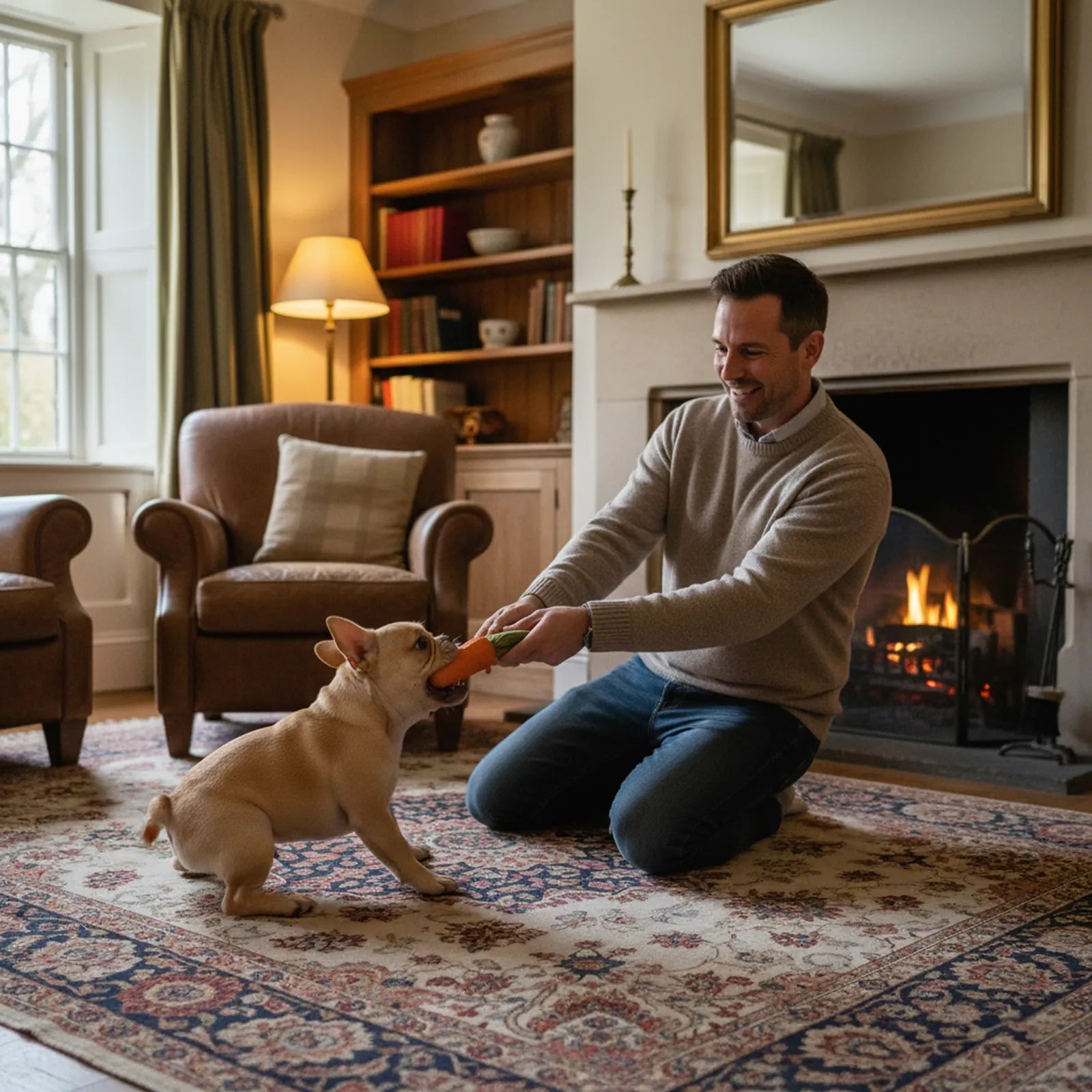 Durable Rubber Carrot Chew Dog Toy