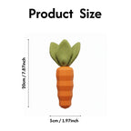 Durable Rubber Carrot Chew Dog Toy