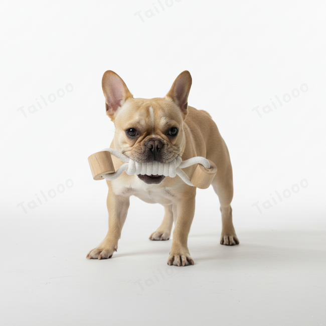 Natural Coffee Wood Rope Knot Chew Dog Toy（Braided） Main Image