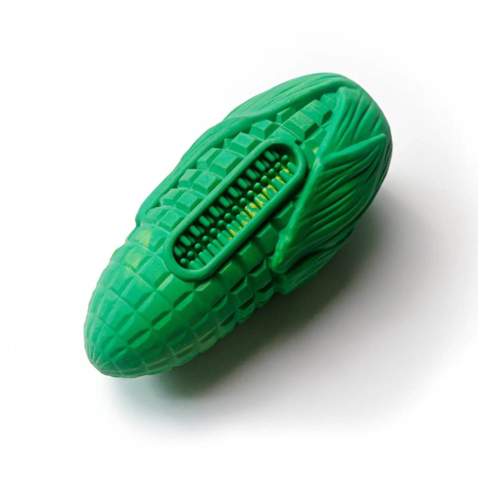 Natural Rubber Corn-Shaped Dog Chew Toy – Durable Interactive Play for Dogs (Yellow/Red/Green)