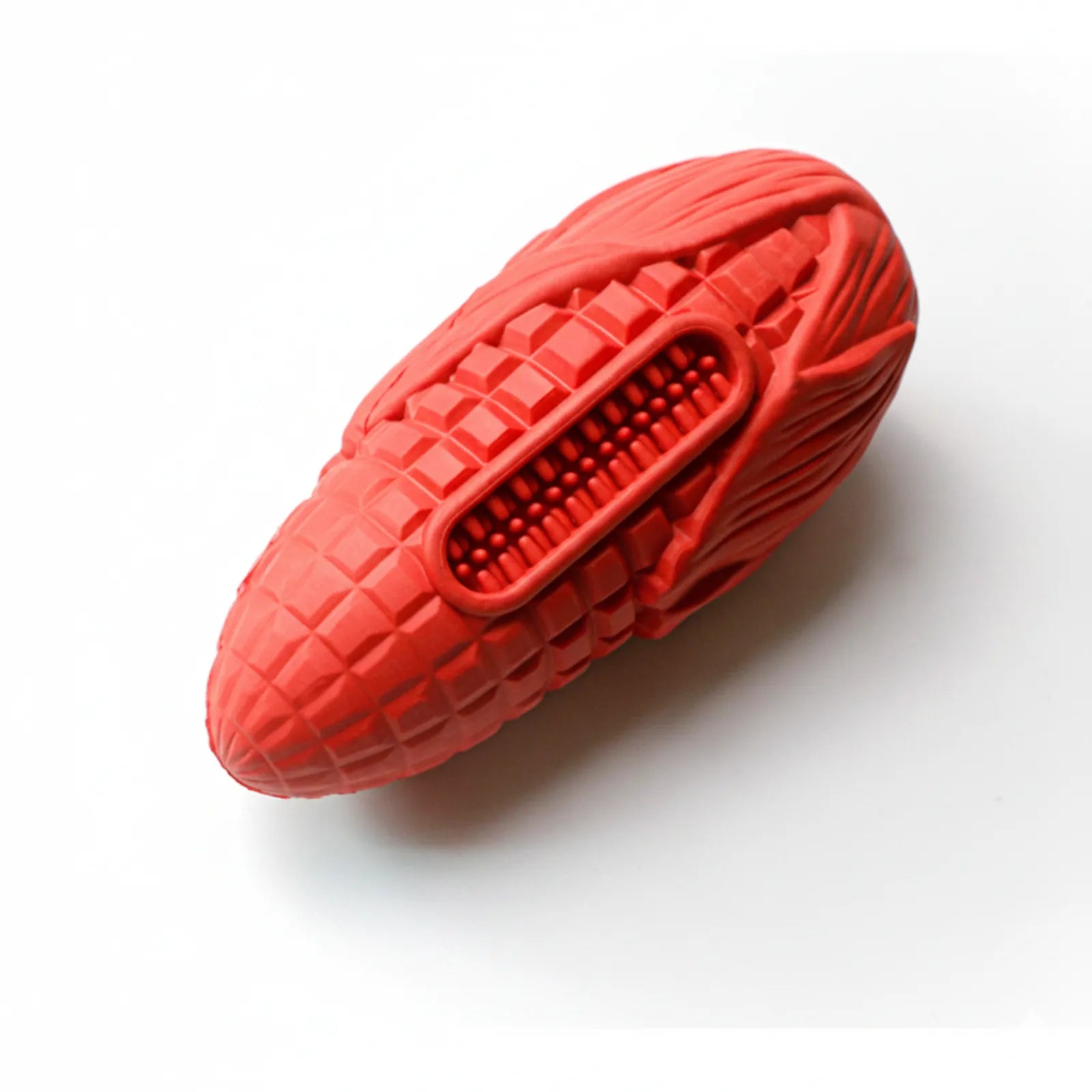 Natural Rubber Corn-Shaped Dog Chew Toy – Durable Interactive Play for Dogs (Yellow/Red/Green)