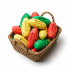 Natural Rubber Corn-Shaped Dog Chew Toy