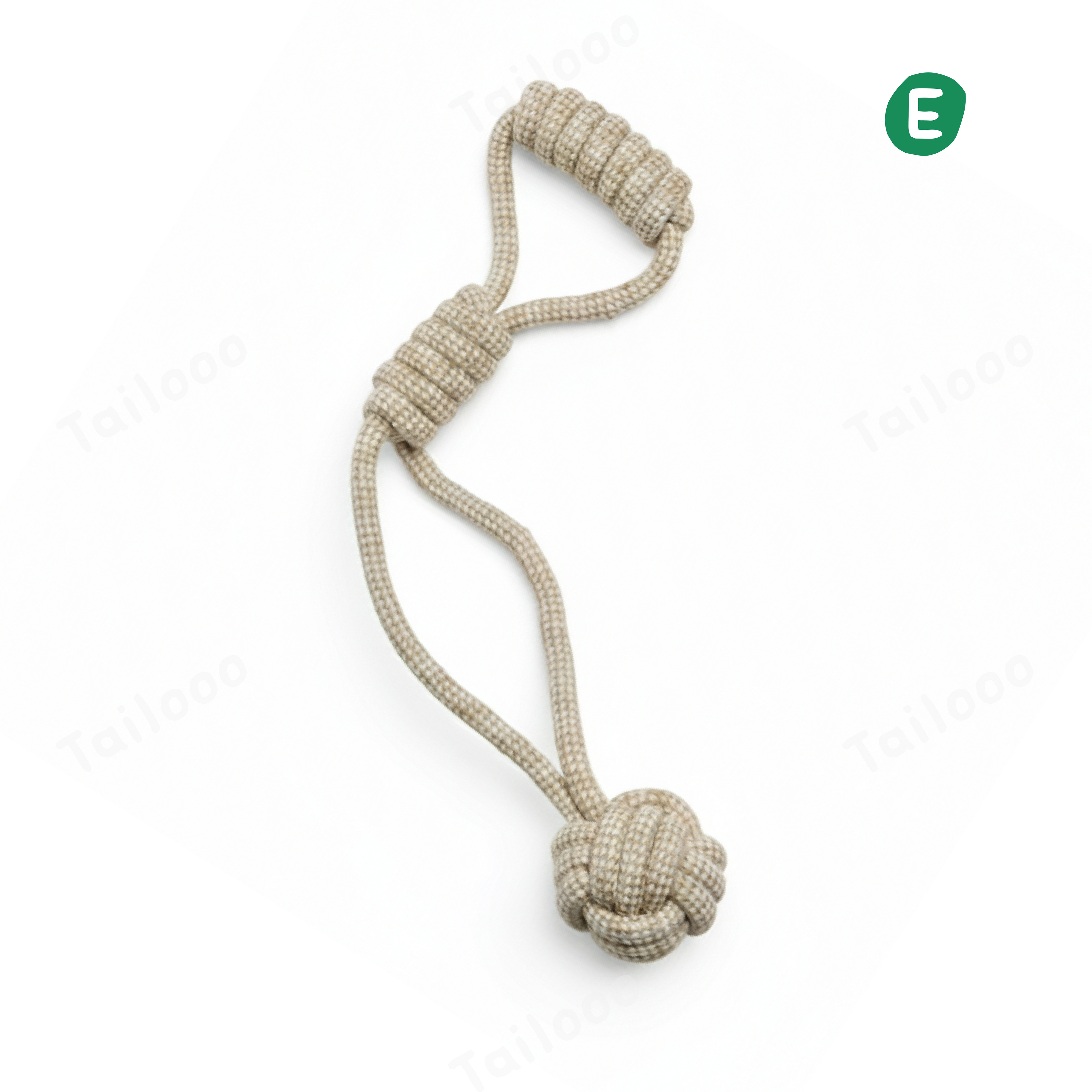 Eco-Friendly Chewable Dog Pull Ring Toy