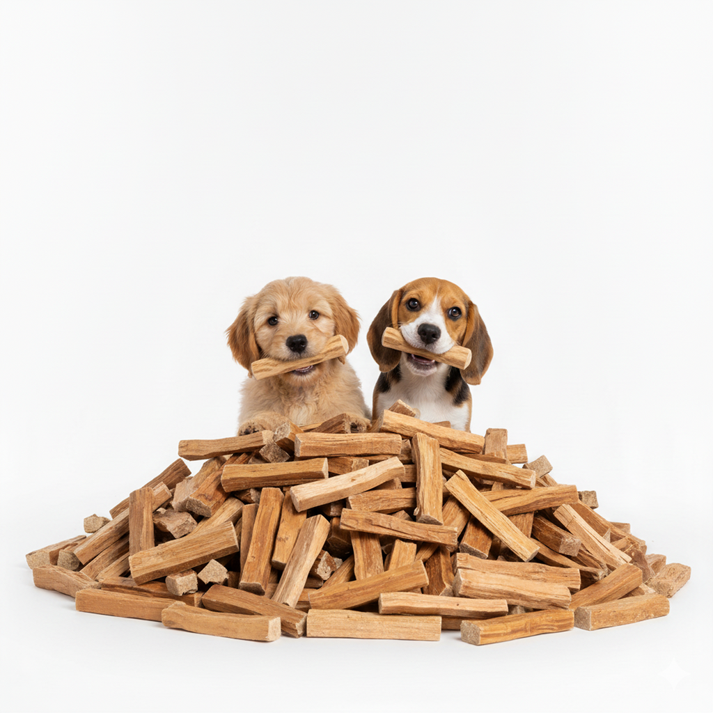 Natural Coffee-Wood Dog Chew Toy