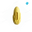 Yellow Corn-Shaped Natural Rubber Dog Chew Toy