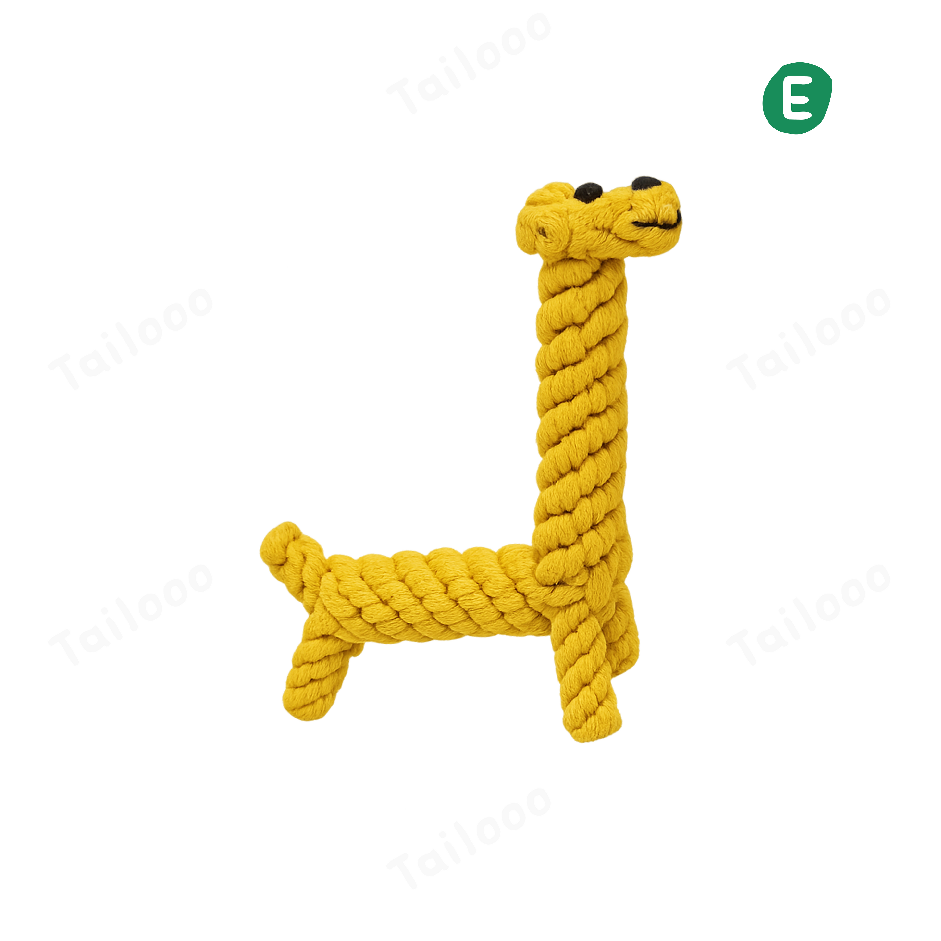 Giraffe —Handmade  Cotton Rope Eco Chew Dog Toys