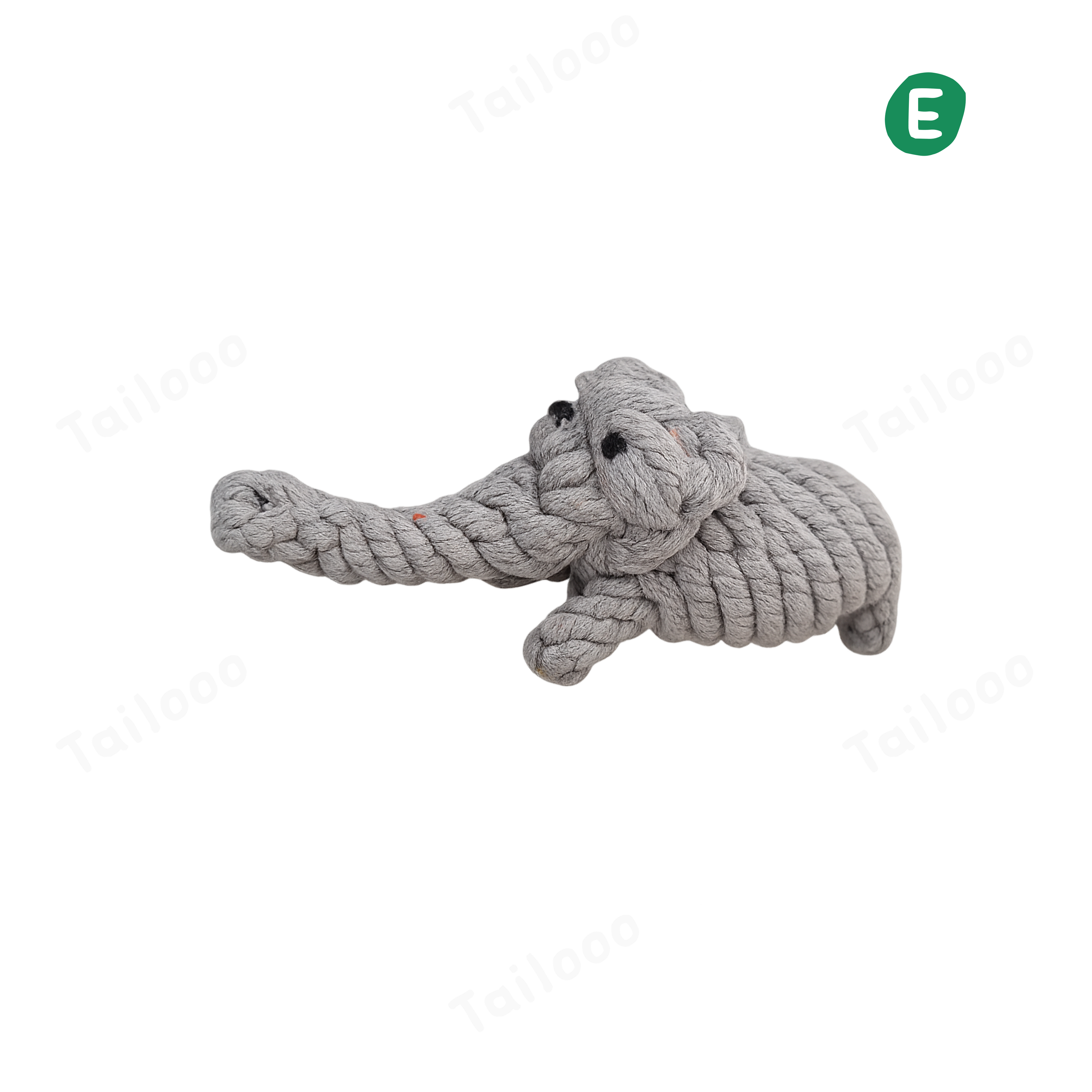 Elephant — Handmade  Cotton Rope Eco Chew Dog Toys