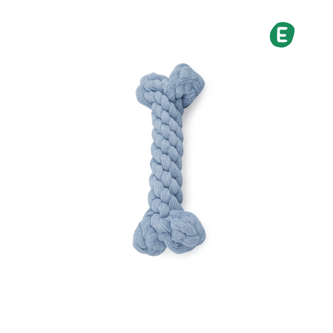 Bone —Handmade  Cotton Rope Eco Chew Dog Toys Hover Image