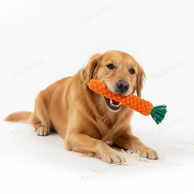 Carrot — Handmade  Cotton Rope Eco Chew Dog Toys Main Image