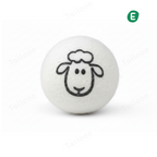 Simple sketch lamb——Safe & Durable Play Balls Natural Wool Felt Balls for Dog（3 Pieces）