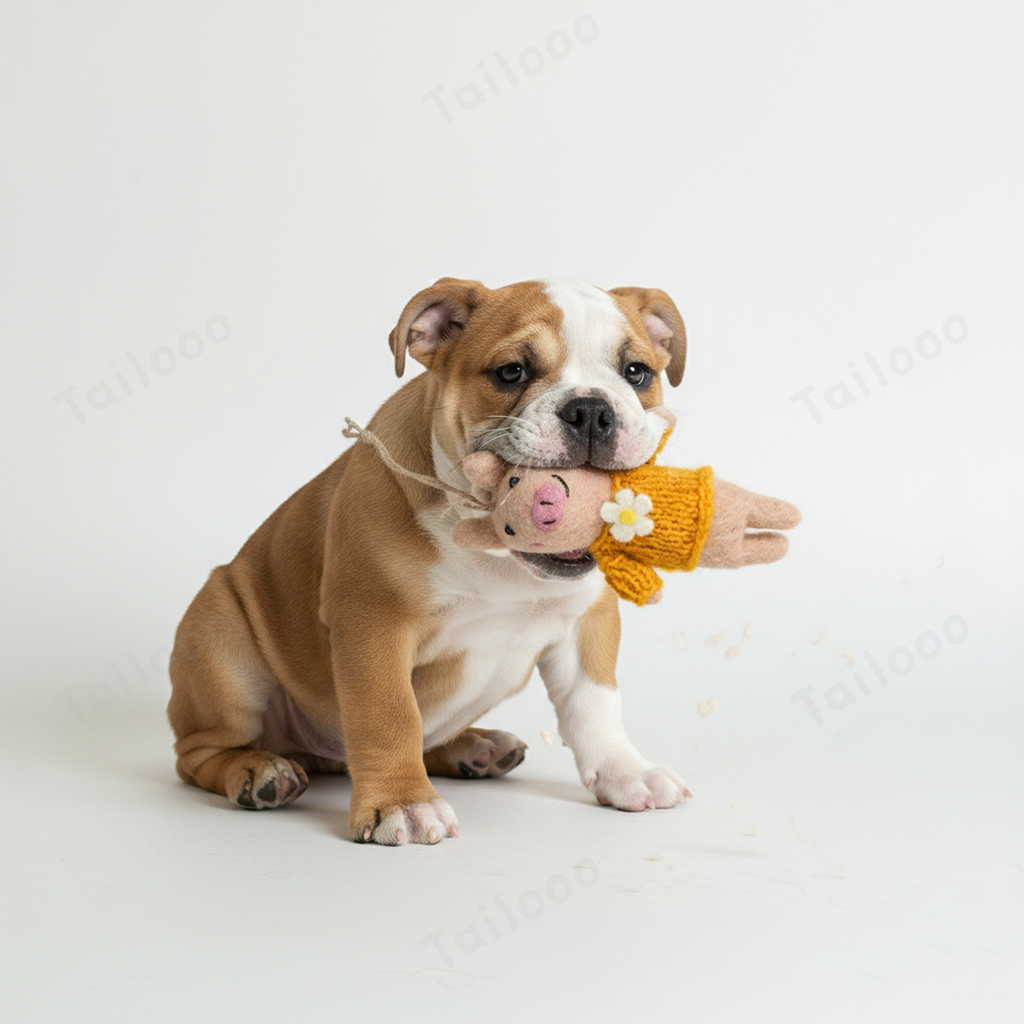Handmade Nepal Wool Felt Pet Toy – Little Yellow Pig