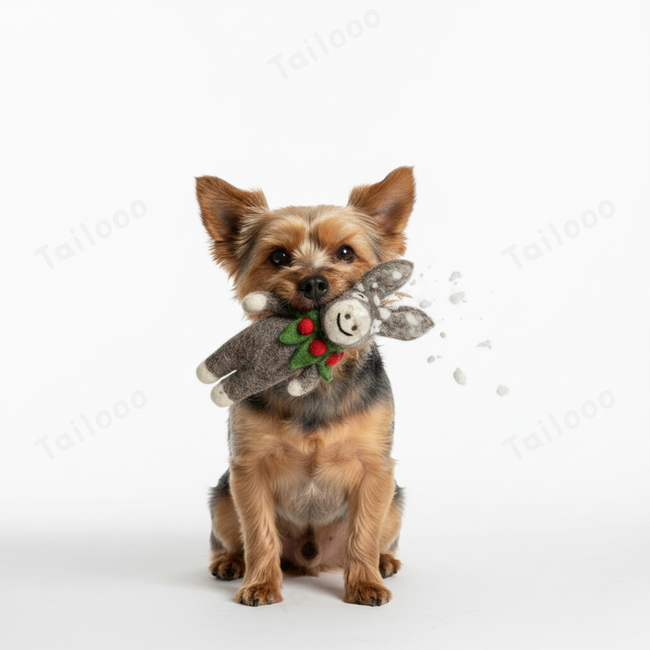 Handmade Nepal Wool Felt Pet Toy – Garland Donkey Main Image