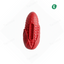 Red Corn-Shaped Natural Rubber Dog Chew Toy