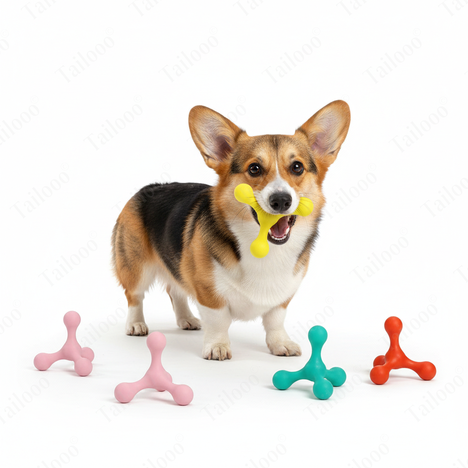 Pink Non-Slip Dog Chew Training Toy