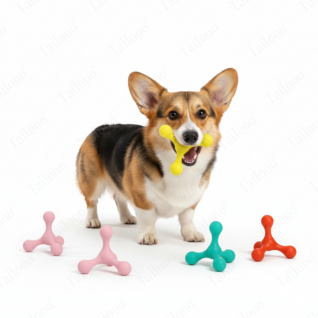 Yellow Non-Slip Dog Chew Training Toy