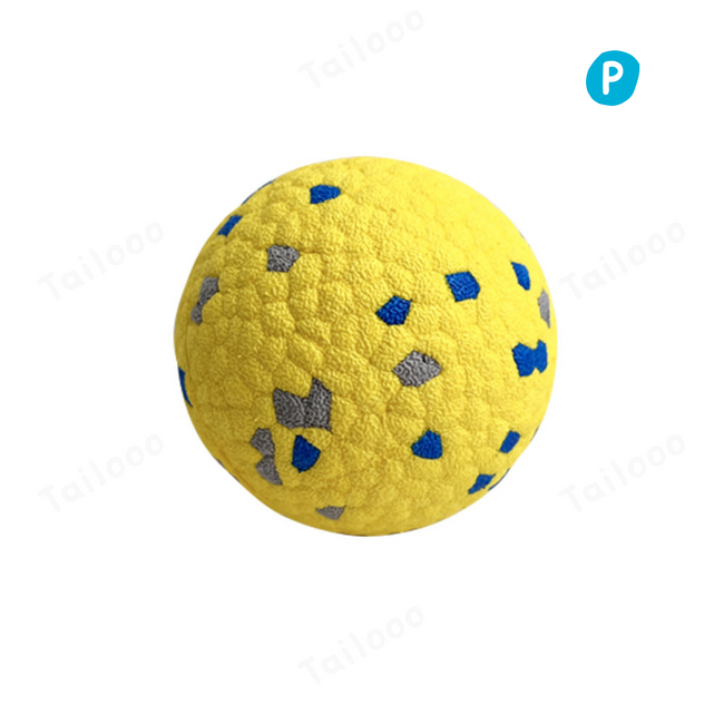 YELLOW-Interactive ETPU Dog Ball Toy for Training & Boredom Relief Hover Image